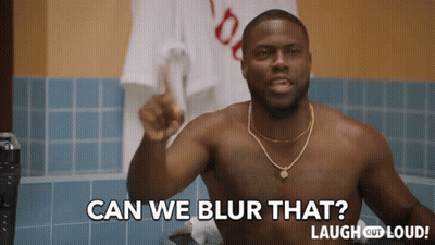 Shirtless Man In Bathroom Saying Can We Blur That Laugh Out Loud GIF