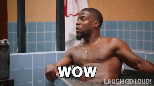 Shirtless Man In Bathtub Wow GIF