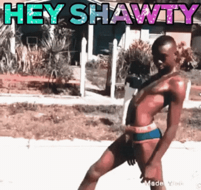 Shirtless Man In Bikini Standing GIF