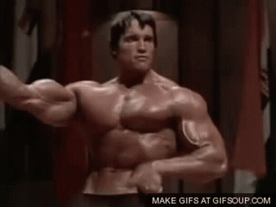Shirtless Man In Black Beanie With Belt Letter E GIF