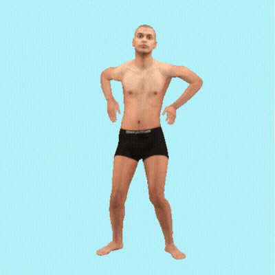 Shirtless Man In Black Calvin Klein Underwear GIF