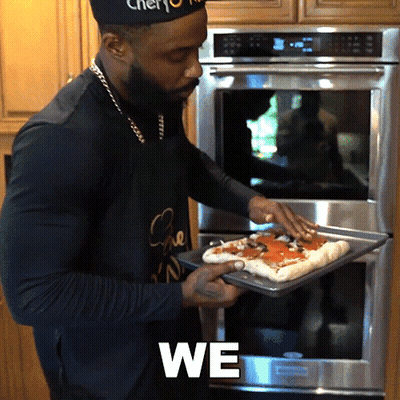 Shirtless Man In Closet With Yooo On Back GIF