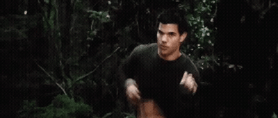 Shirtless Man In Forest GIF