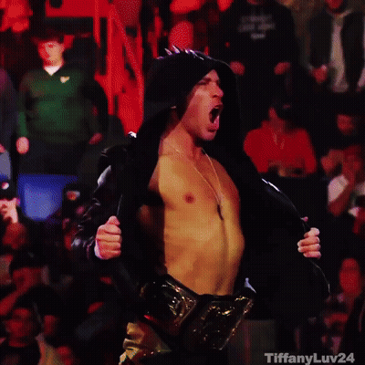 Shirtless Man In Hooded Jacket Crowd Tiffanyluv24 GIF