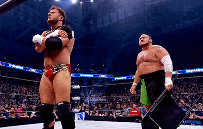 Shirtless Man In Wrestling Ring GIF