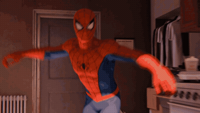 Shirtless Man Kneeling On Bed GIF