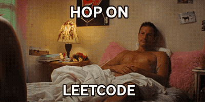 Shirtless Man Laying On Bed Hop On Leetcode GIF