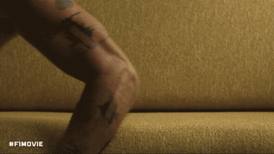 Shirtless Man Laying On Couch #Fimovie GIF