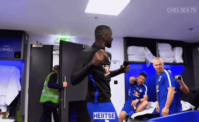 Shirtless Man Looking At Dubala Jersey GIF