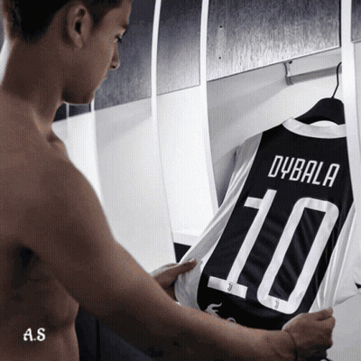 Shirtless Man Looking At Dubala Jersey GIF