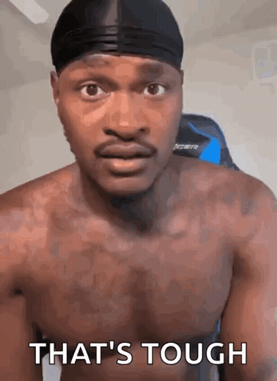 Shirtless Man Making Funny Face GIF