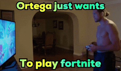 Shirtless Man Playing Fortnite Ortega Just Wants To Play GIF