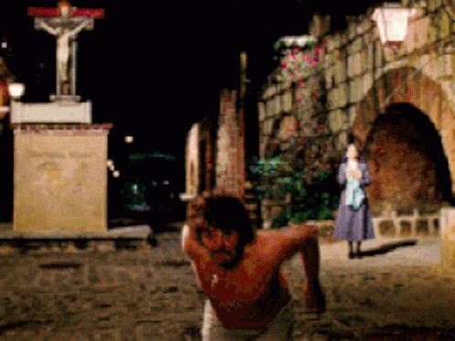 Shirtless Man Repeatedly Saying No Way Jose GIF