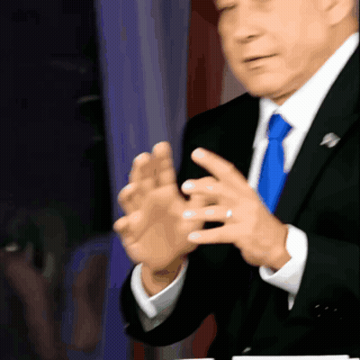 Shirtless Man Running With Blue Flag Letter Y GIF