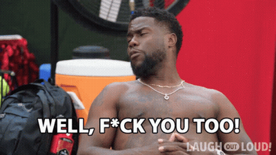 Shirtless Man Saying Well Fuck You Too GIF