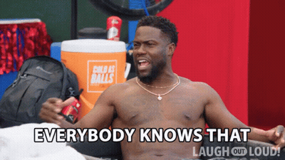 Shirtless Man Says Everybody Knows That Laugh Out Loud GIF
