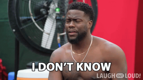 Shirtless Man Says I Don't Know GIF