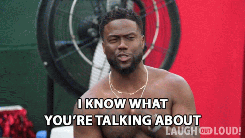 Shirtless Man Says I Know What You're Talking About Laugh Out Loud GIF