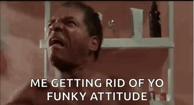 Shirtless Man Screaming In Bathroom GIF