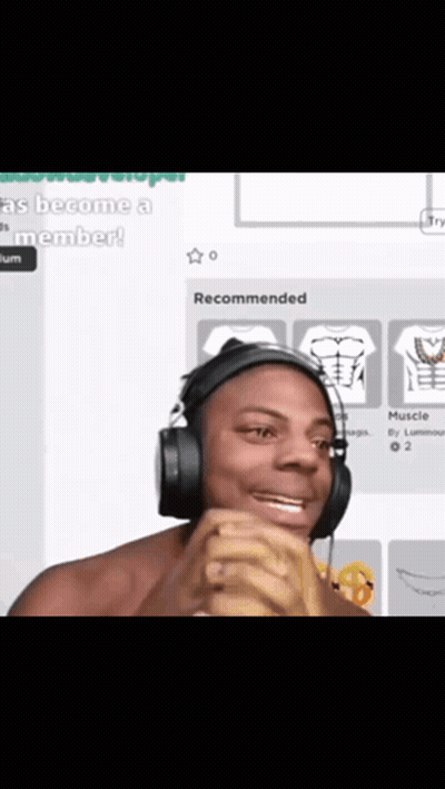 Shirtless Man Smiling With Headphones GIF