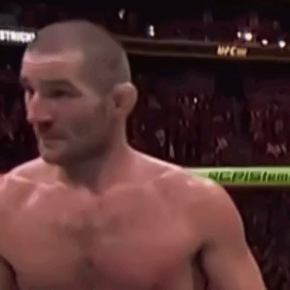 Shirtless Man Standing In Boxing Ring GIF