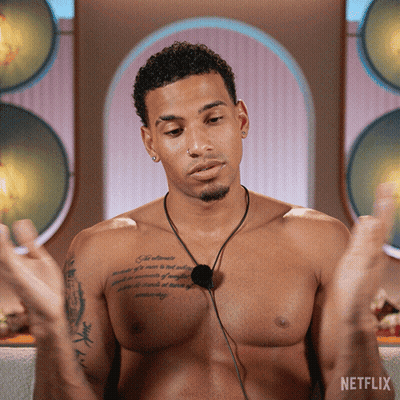 Shirtless Man Talking Into Microphone Netflix GIF