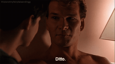 Shirtless Man Talking To Another Man Ditto GIF