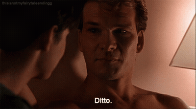 Shirtless Man Talking To Another Man Ditto GIF