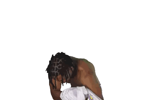 Shirtless Man Wearing Rainbow Shirt Sticker