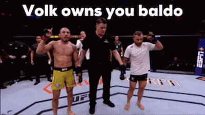 Shirtless Man With Arm Tattoo On UFC Birthday Card GIF