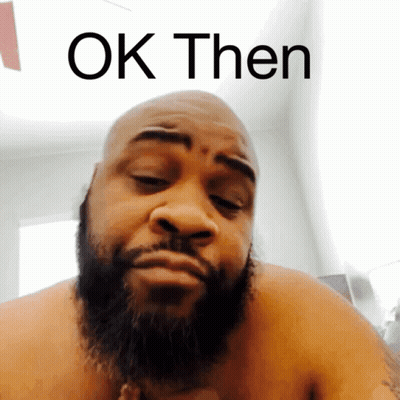 Shirtless Man With Beard Saying Ok Then GIF