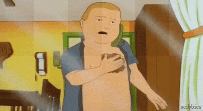 Shirtless Man With Hands On Chest GIF