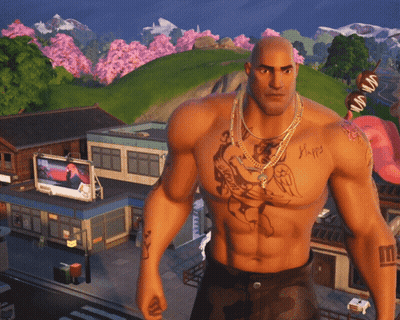 Shirtless Man With Happiness Tattoo GIF