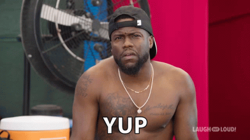 Shirtless Man With Hat And Necklace Says Yup GIF