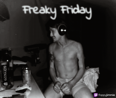 Shirtless Man With Headphones On Bed Freaky Friday GIF