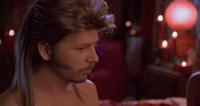 Shirtless Man With Long Hair And Beard Looking GIF