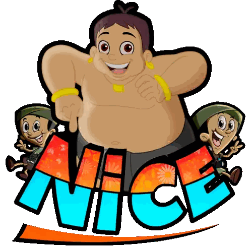 Shirtless Man With Nice Text Sticker