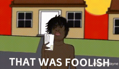 Shirtless Man With Phone Saying That Was Foolish GIF