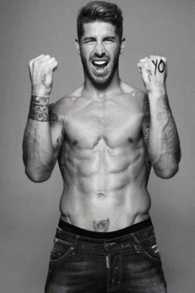 Shirtless Man With Yo Tattoo GIF