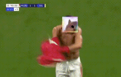 Shirtless Soccer Player Dog Face GIF