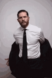 Shirtless Tom Hardy GIF