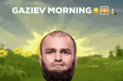 Shirtless UFC Fighter Laying Down With Lightning Eyes GIF