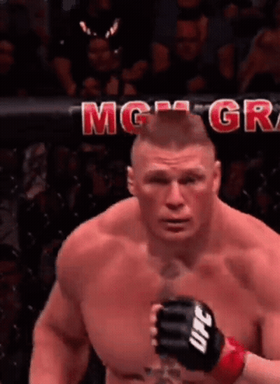 Shirtless UFC Fighter With Glove GIF
