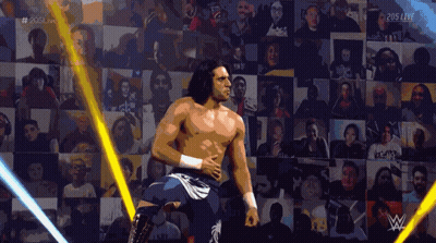 Shirtless Wrestler 205 Live GIF