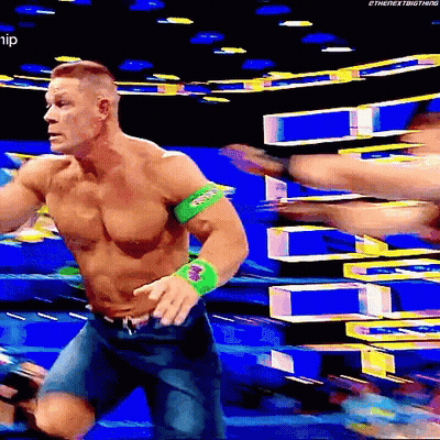 Shirtless Wrestler Kicked In Face In Ring GIF