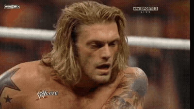 Shirtless Wrestler On Sky Sports 3 Live GIF