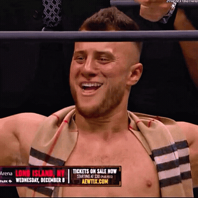 Shirtless Wrestler Smiling Long Island NY Tickets On Sale Now GIF