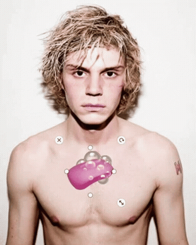Shirtless Young Man With H Tattoo On Arm GIF