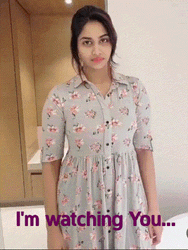 Shivani Narayanan Says I'm Watching You GIF