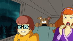 Shivering Dog Scooby Doo With The Gang GIF